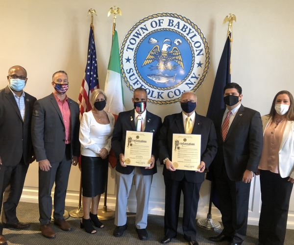 Town of Babylon Celebrates Italian Heritage Month 2020