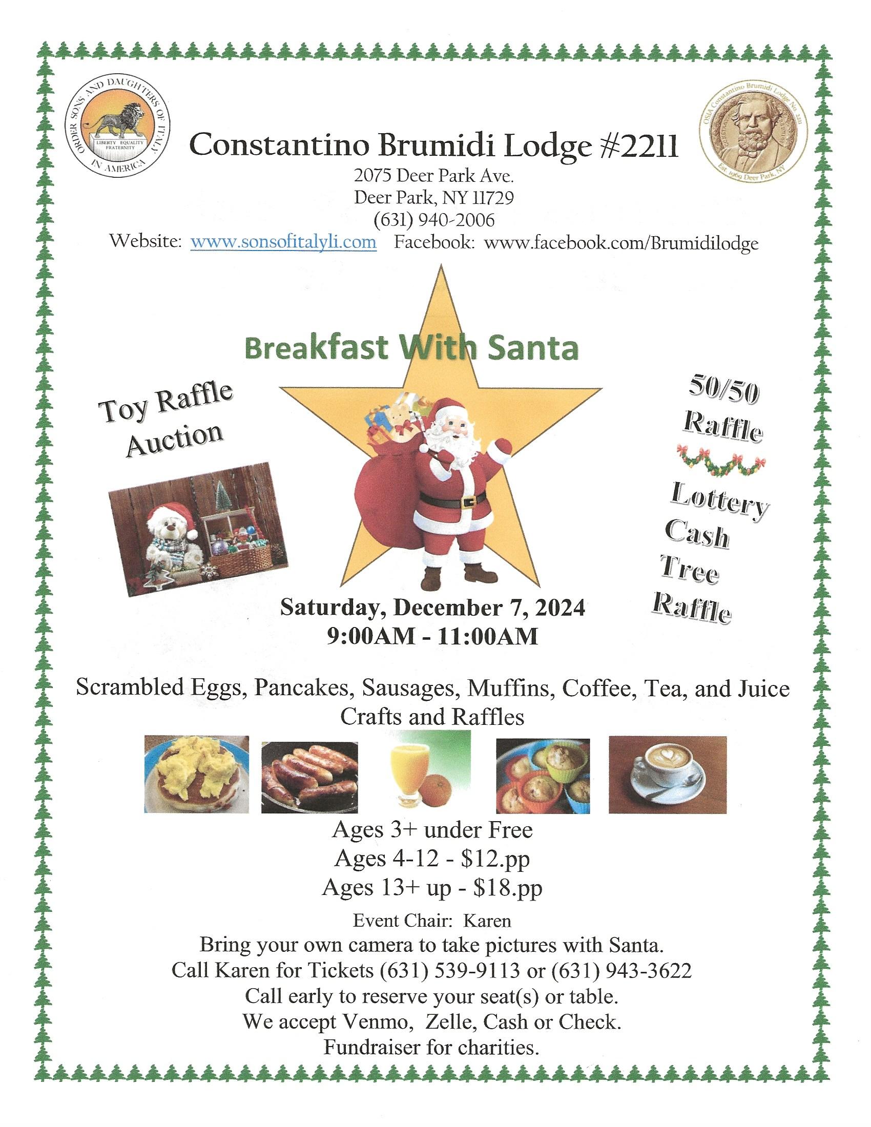 Breakfast with Santa 2024