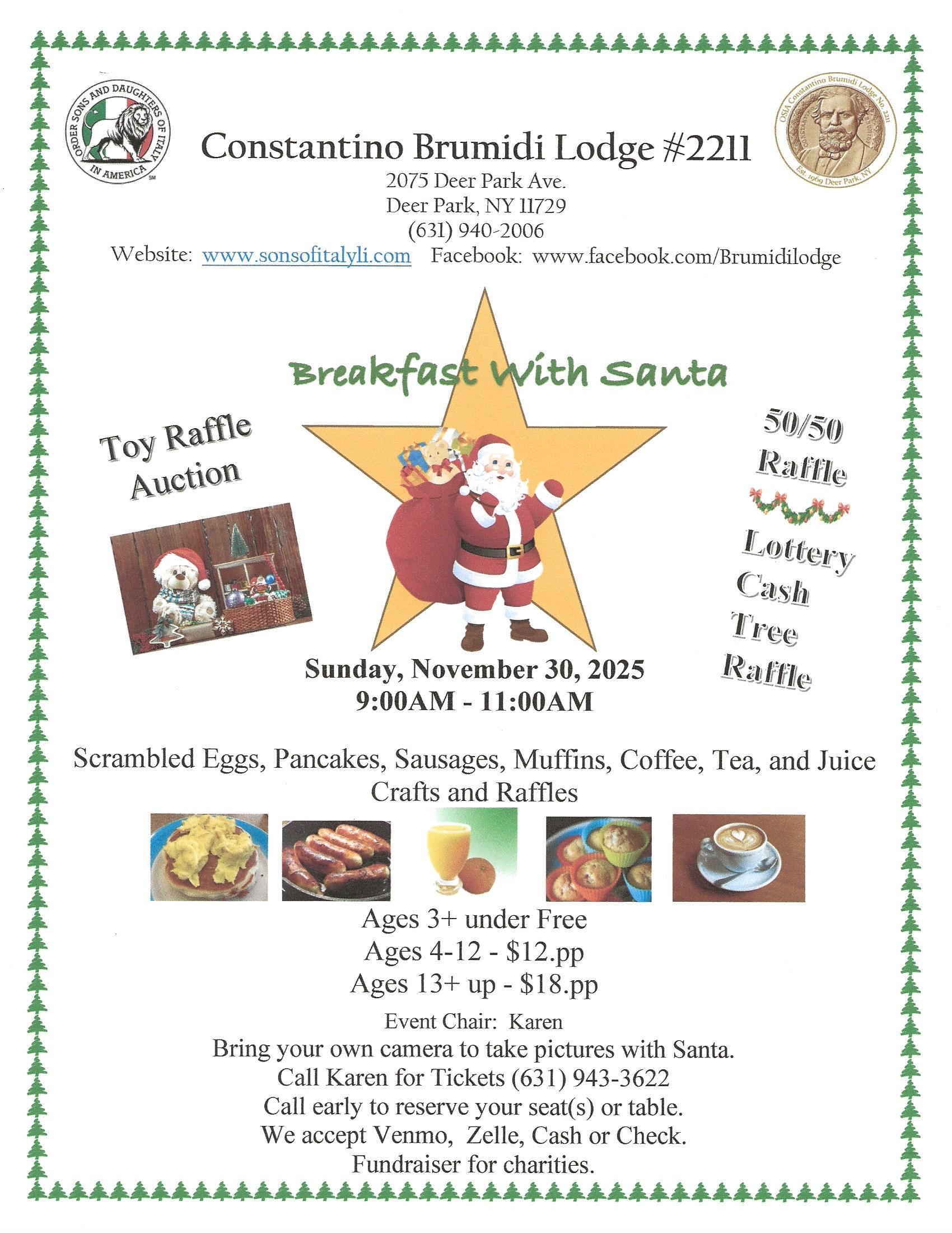 Breakfast with Santa 2025
