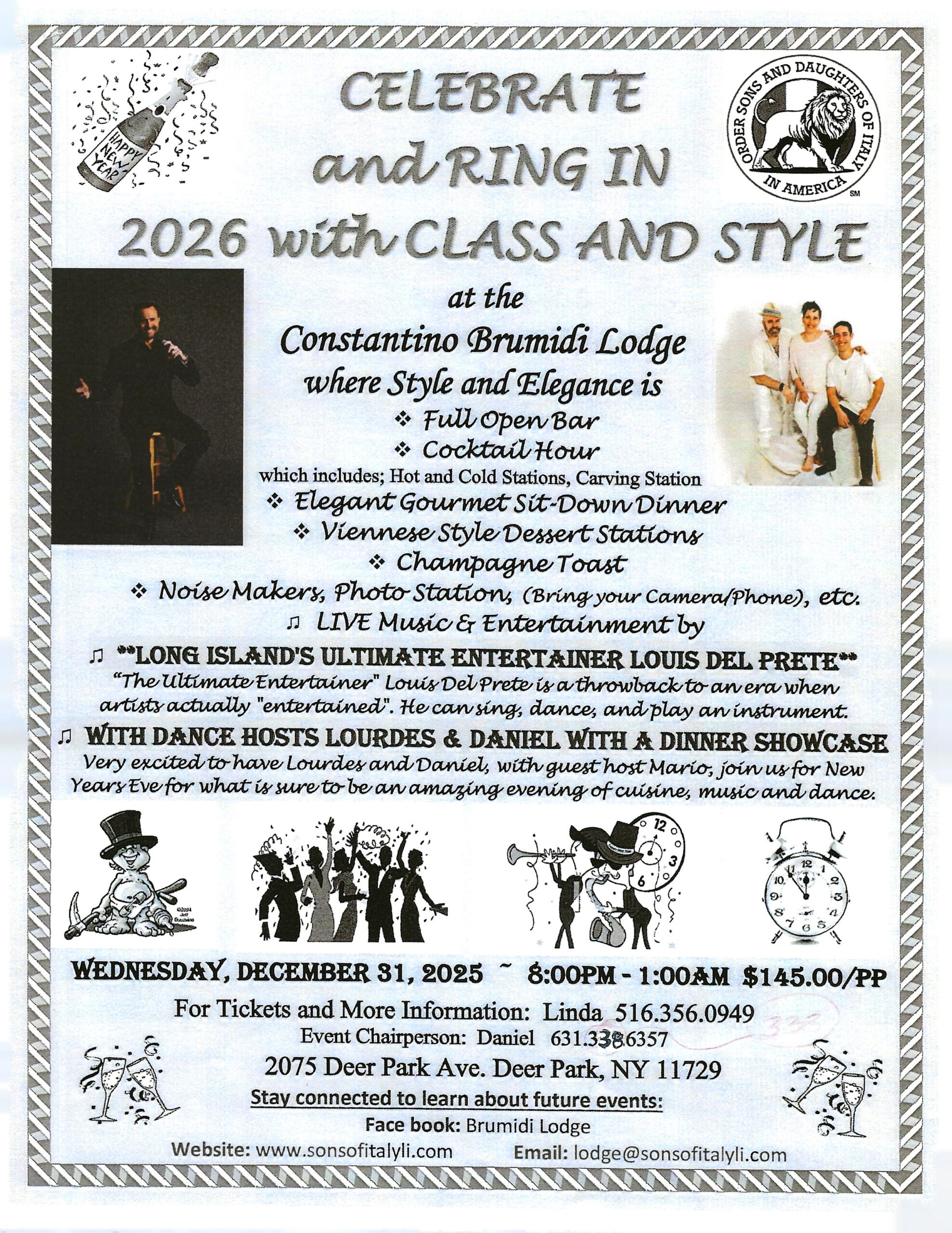 New Years Eve flyer 2025