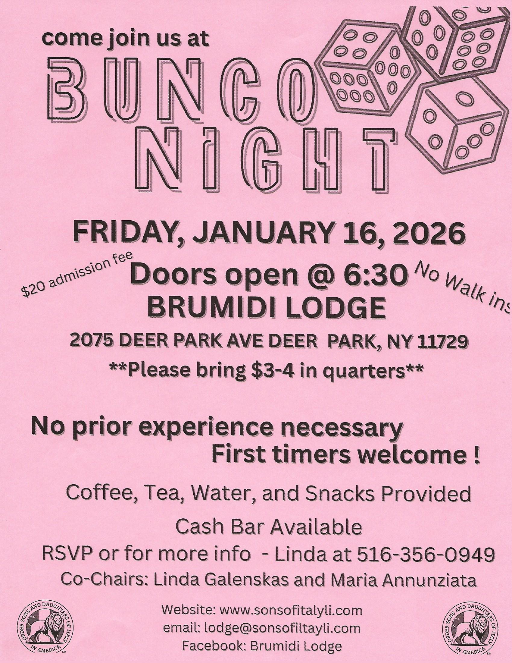Bunco Jan 2026