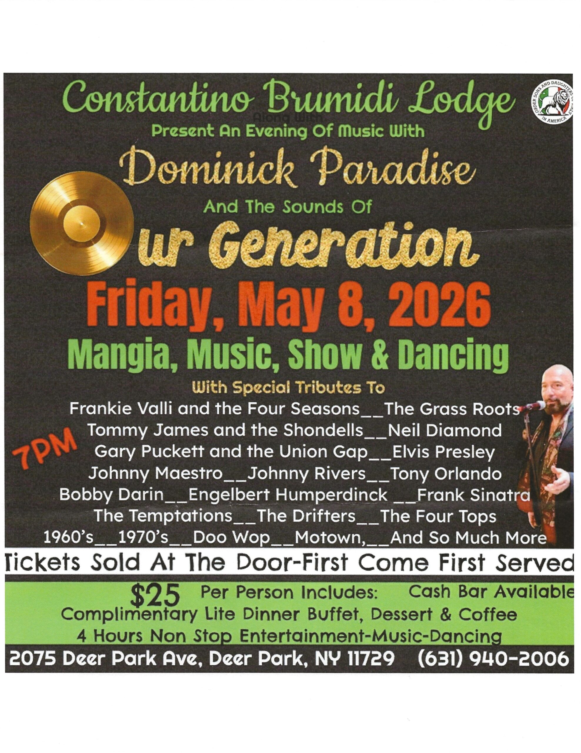 FND Dominick Paradise May 2026