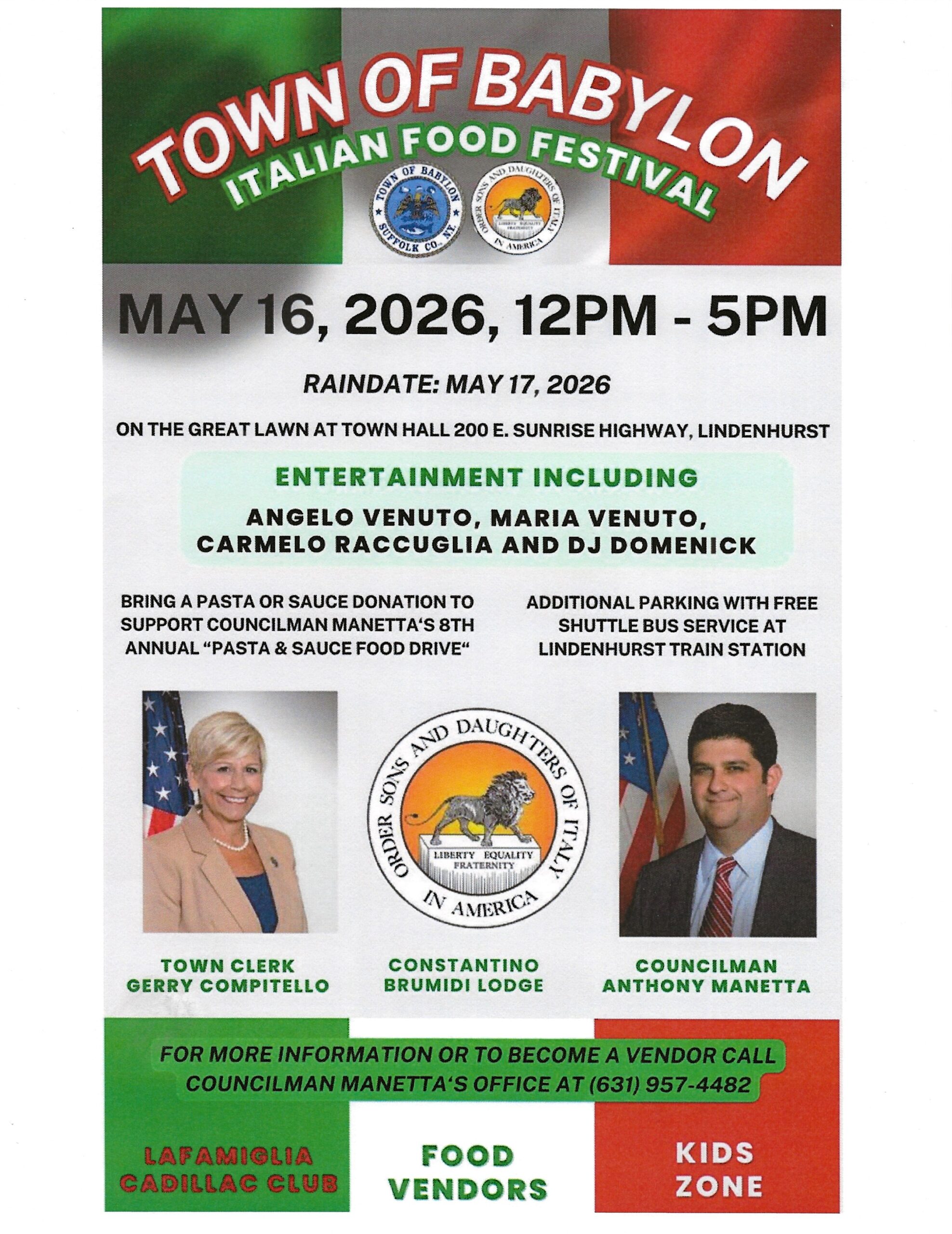 TOB Italian Food Fest 2026